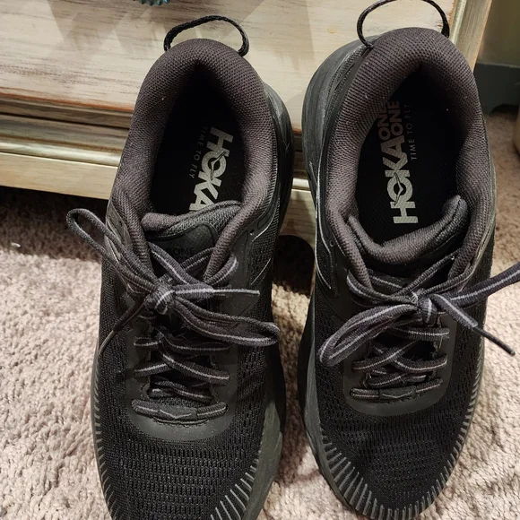 Hoka Women’s Black Running Shoes - Picture 3 of 5